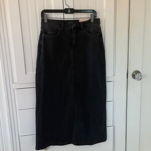 NYDJ Black Denim Skirt